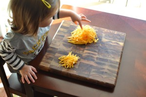 Large cheese pile