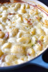 Three Cheese Gnocchi Gratin