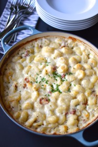 Three Cheese Gnocchi Gratin