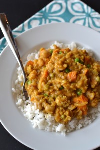 Slow Cooker Vegetarian Lentil Curry